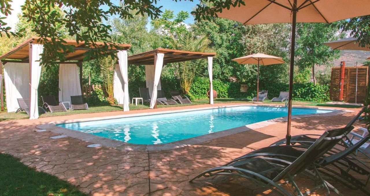 El Manantial Del Fresno Casas Rurales En Hervas Bagian luar foto