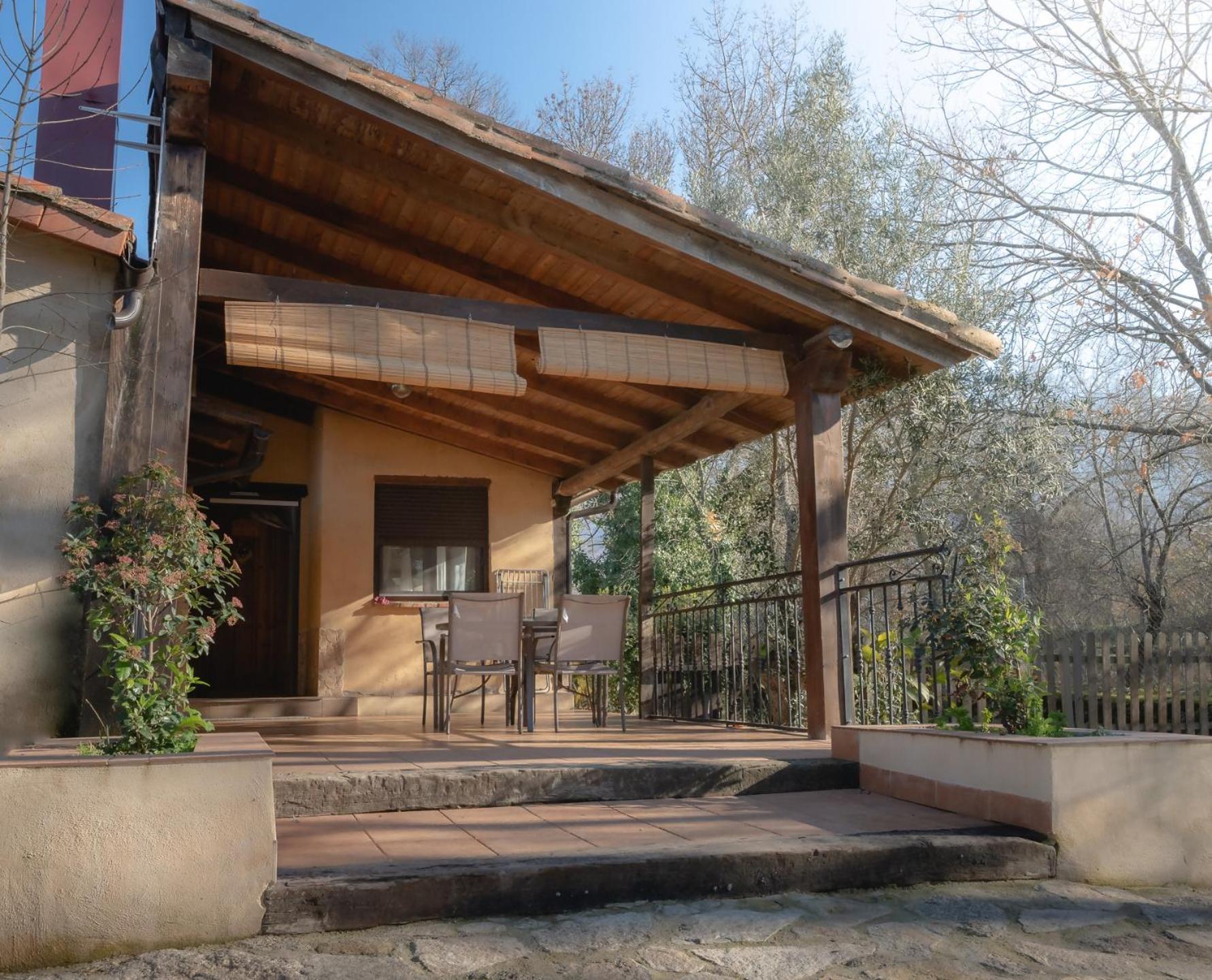 El Manantial Del Fresno Casas Rurales En Hervas Bagian luar foto