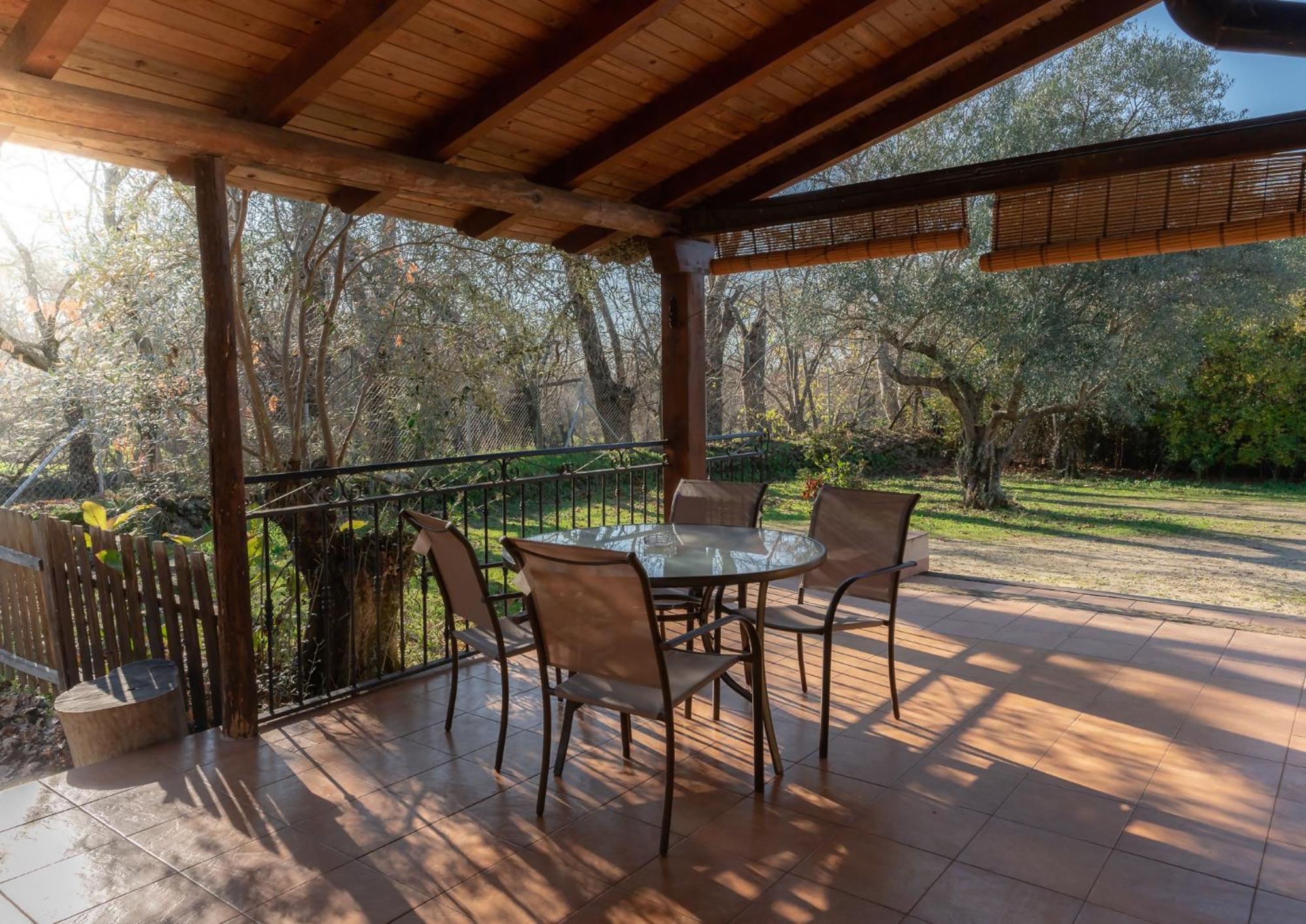El Manantial Del Fresno Casas Rurales En Hervas Bagian luar foto